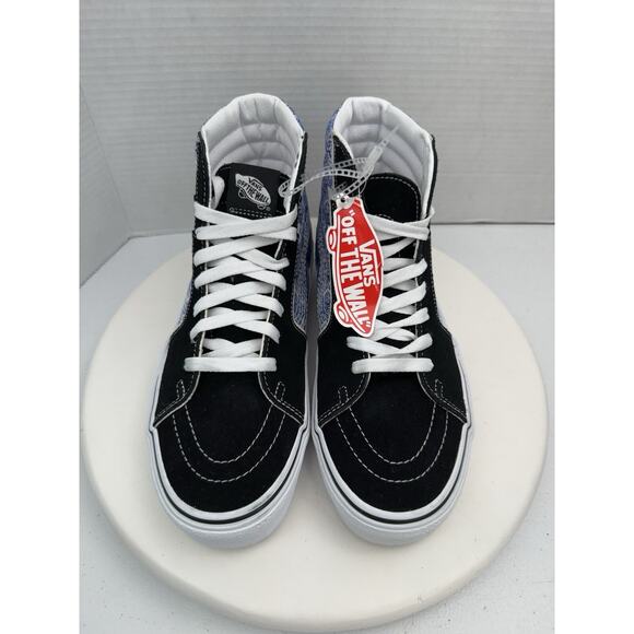 VANS Sk8-Hi Bolt Liquify Mens 8.5 Black Blue Suede Skateboard Skater Shoes main image 7